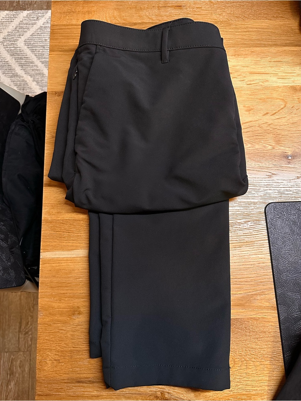 Banana Republic Men's Black Dress Pants - Tailored Straight